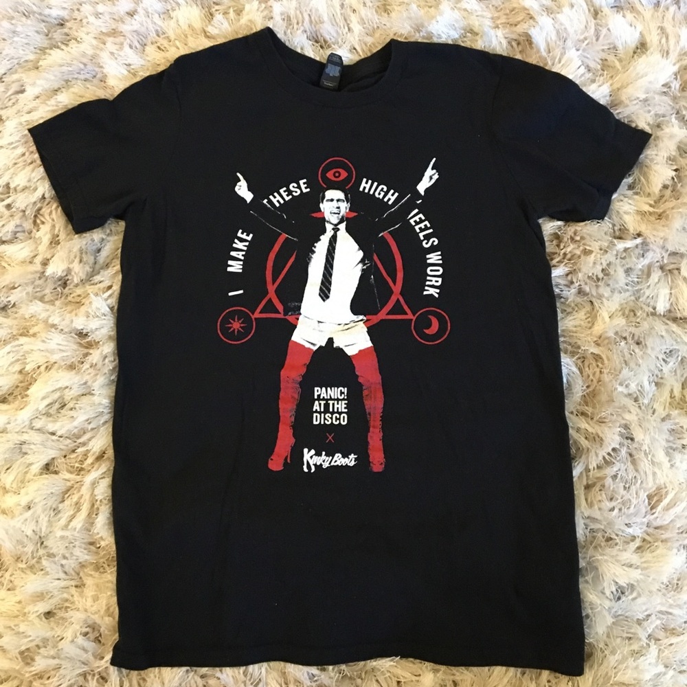 Kinky Boots x Panic! At The Disco merch
